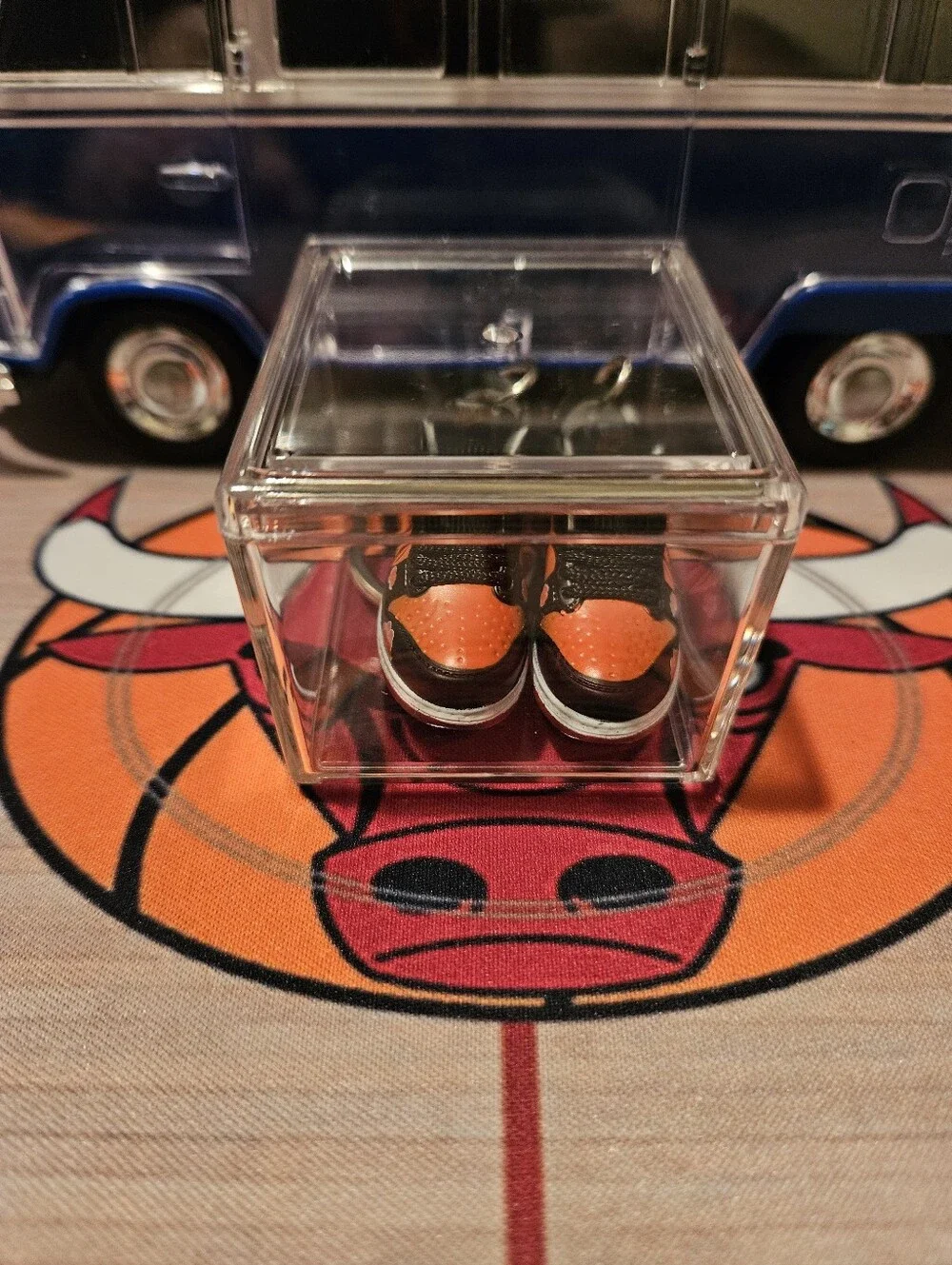 Pair of Mini sneaker keychain.